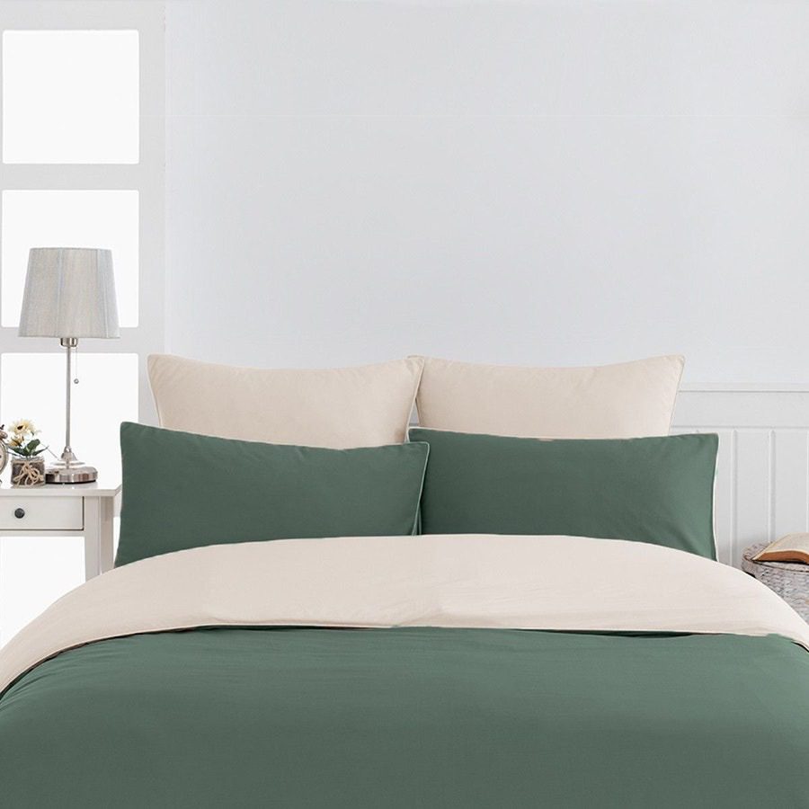 Housse de Couette Bicolore 1 Housse de Couette Bicolore