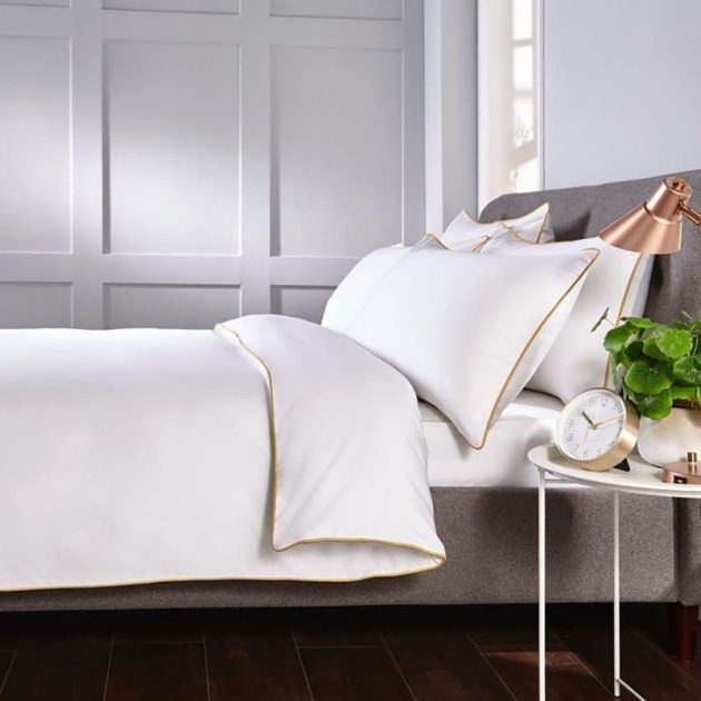 Housse de Couette Passepoil Coton